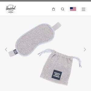 NWOT Herschel Supply Co Cashmere Eye Mask